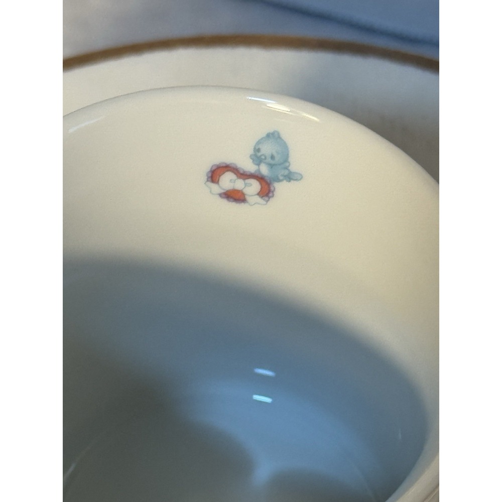 Vintage Precious Moments Coffee Mug "Love One Another" 9 fl. oz Heart Handle - Picture 10 of 11